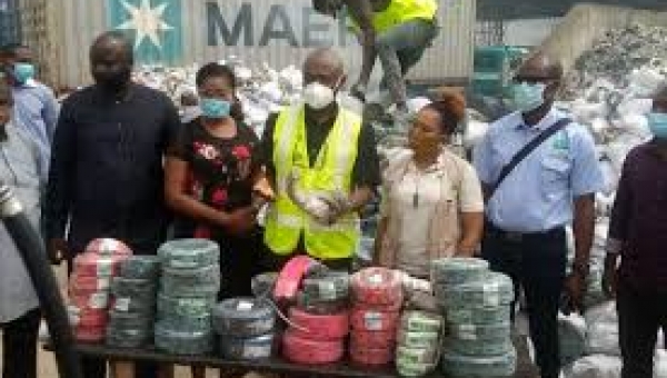 SON destroys four truck loads of substandard electric cables